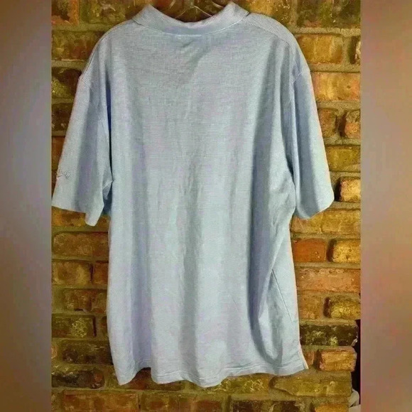 Callaway Opti-Dri Performance Golf Polo Mens XL Short Sleeve Shirt Blue - Picture 4 of 4